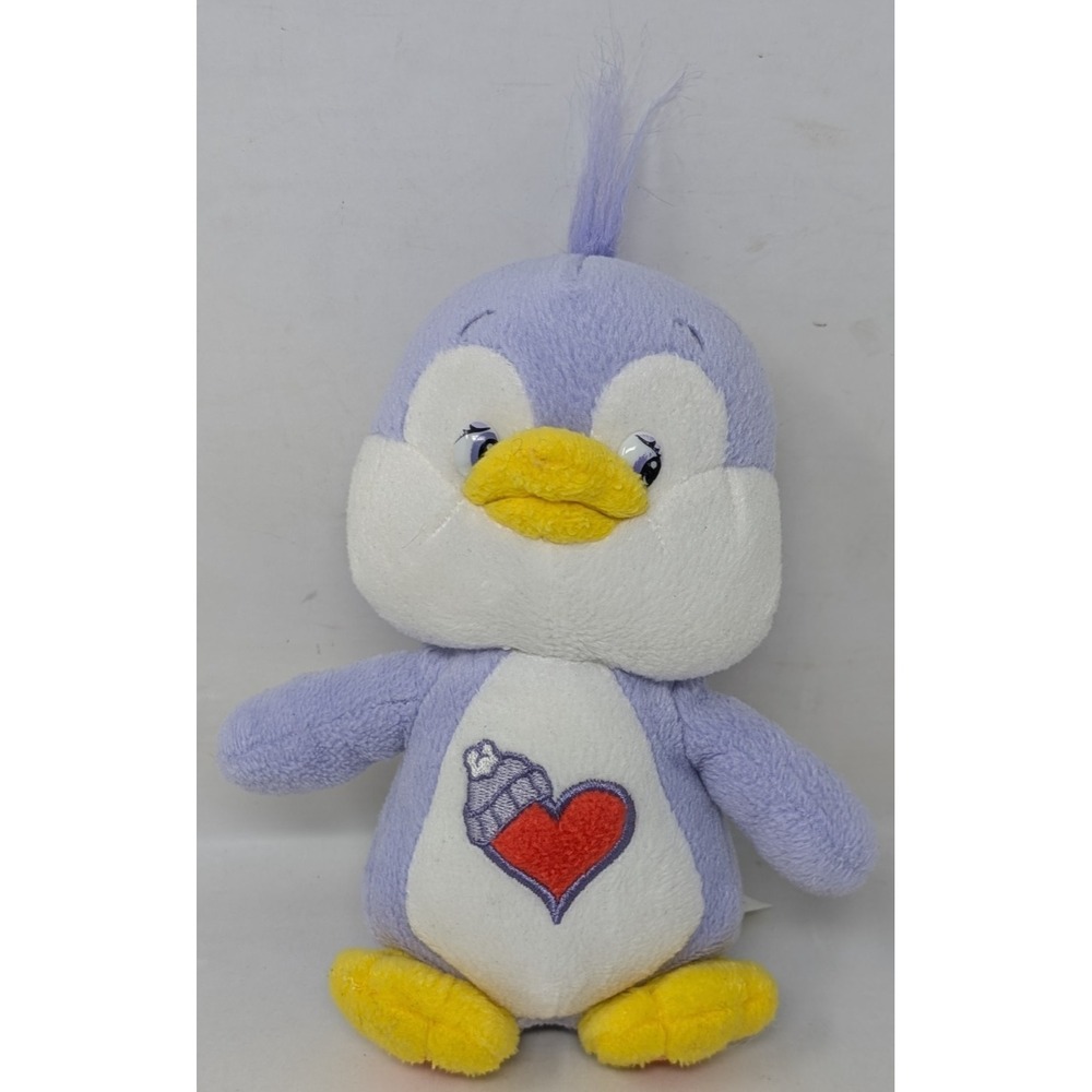 Vintage Care Bears Cousins Cozy Heart Penguin‎ Play Along 7" Plush 2003